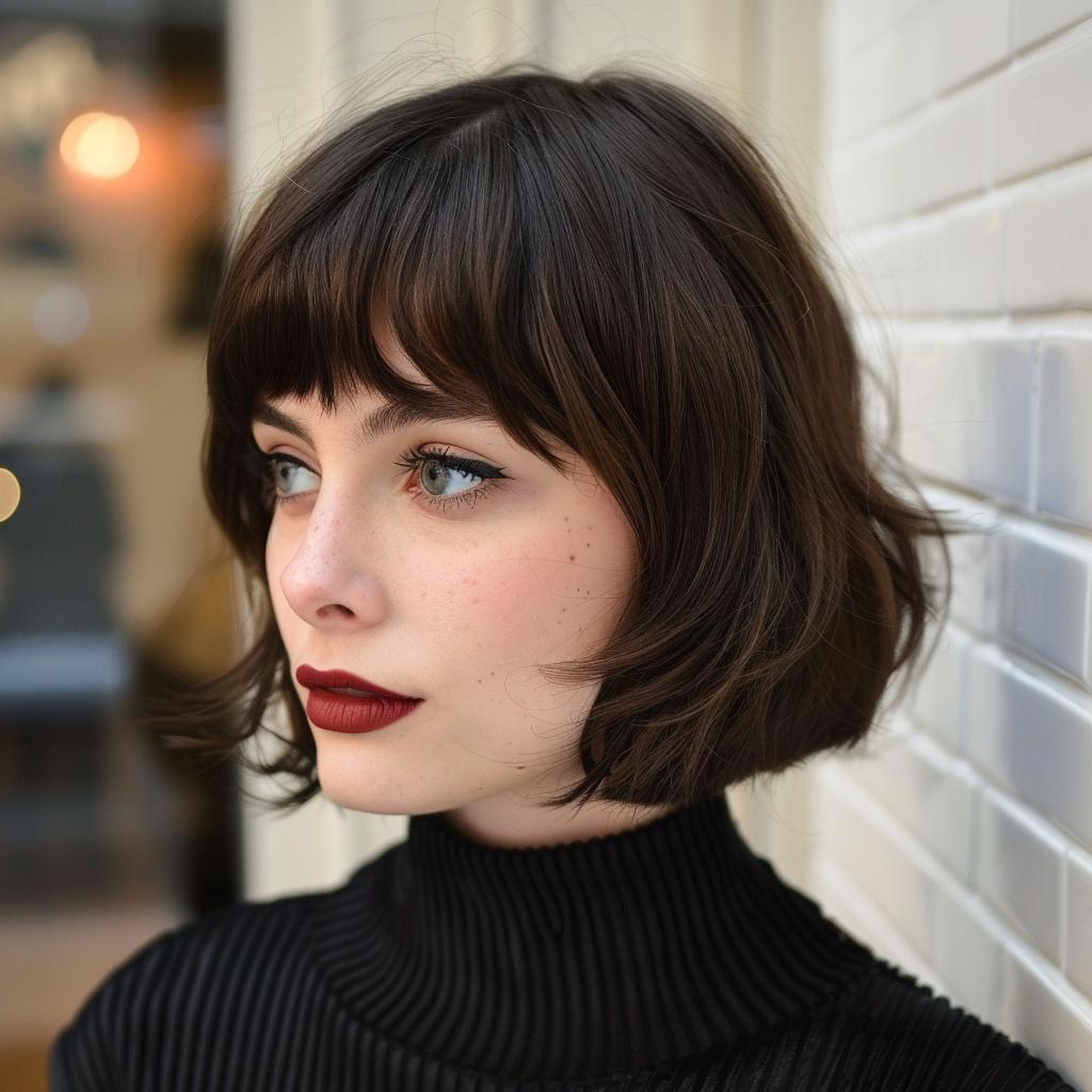 20 Trendige Mittellange Frisuren Mit Pony F r Jede Gelegenheit 20 Trendige Mittellange Frisuren Mit Pony F r Jede Gelegenheit
