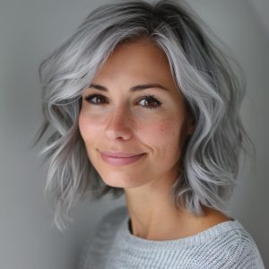 Halblange Graue Haare Mit 40