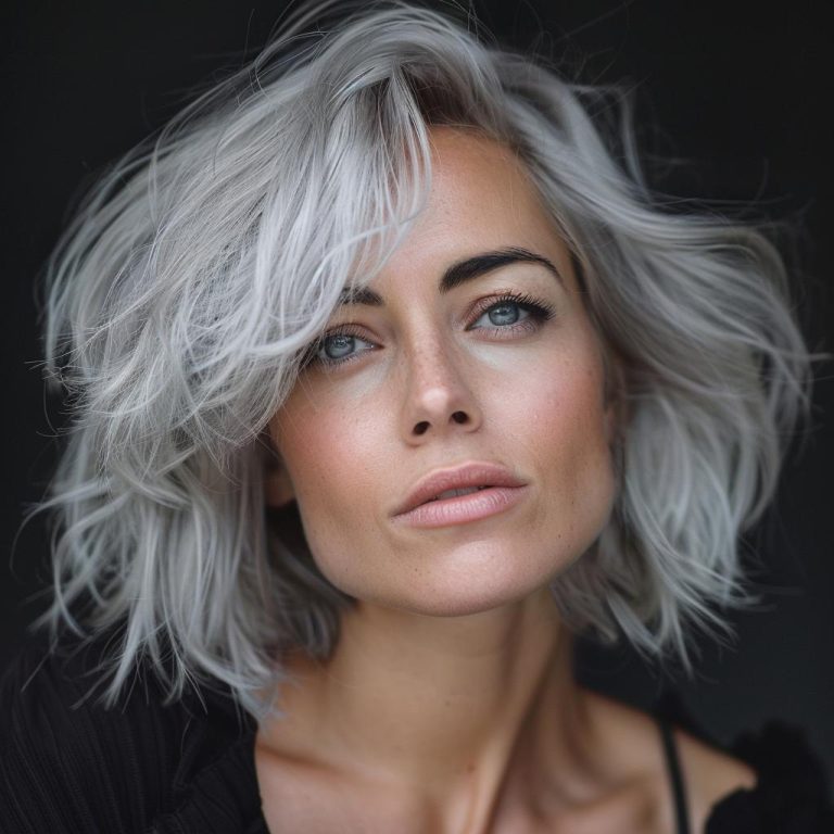 Graue Haare Mittellang Frech Entdecken Sie Ihren Neuen Lieblingslook