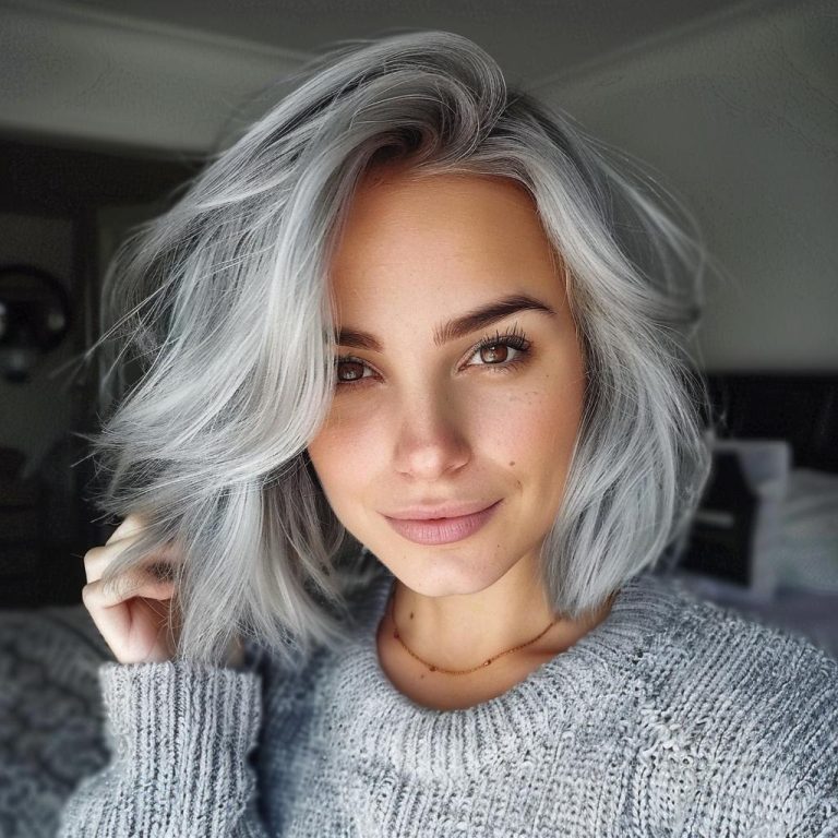 Halblange Graue Haare Mit 40