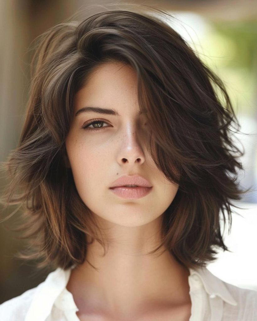 45 Einzigartige Gestufte Haarschnitte für Mittellanges Haar