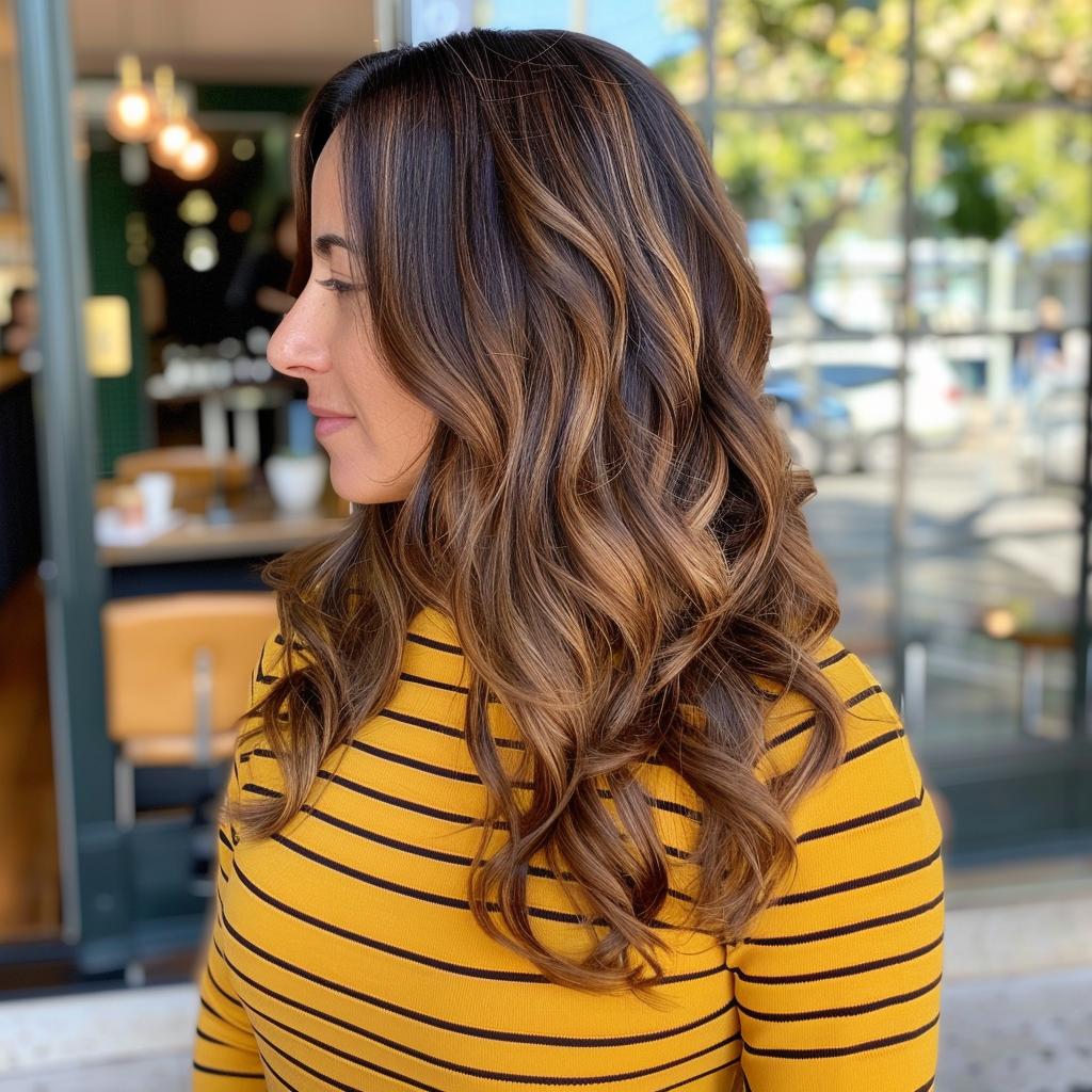 Schöne Frisuren für Braune Haare mit Strähnen im Jahr 2026