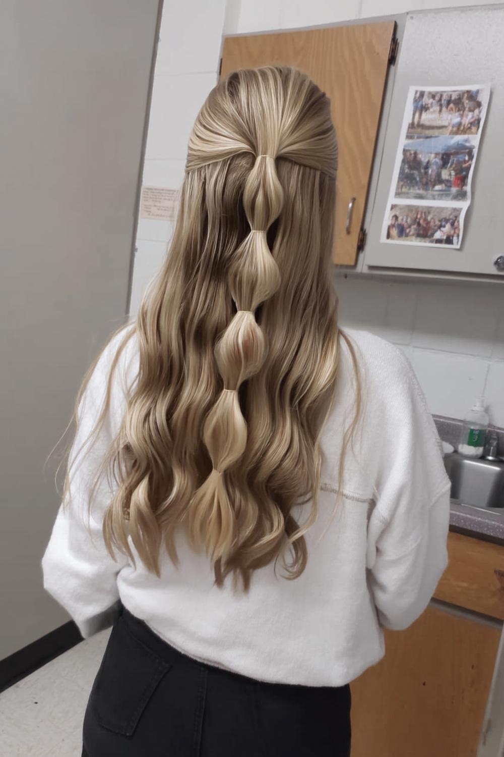 Bubble Braid Pferdeschwanz