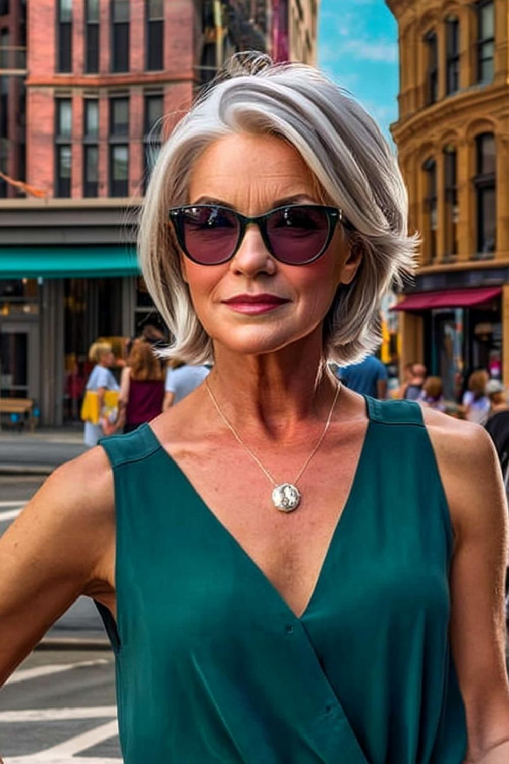 Frecher Kurzhaarschnitt