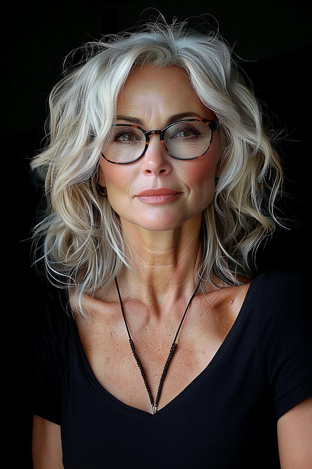 Asymmetrischer Kurzhaarschnitt