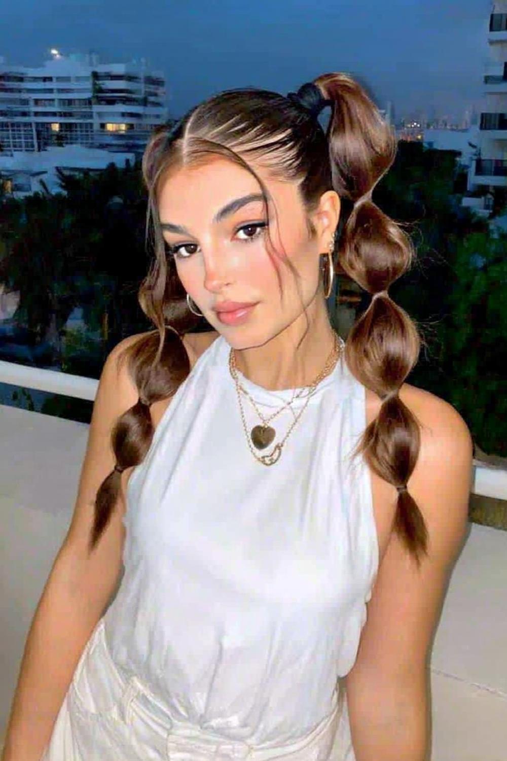 Sleeker Bubble-Pferdeschwanz