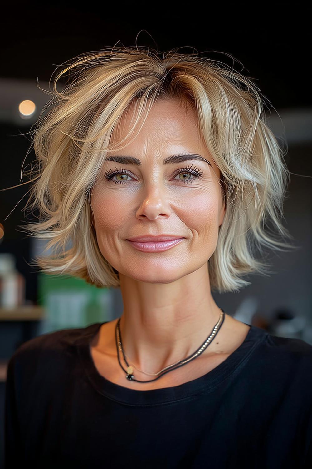 Texturierter Pixie-Bob mit Volumen