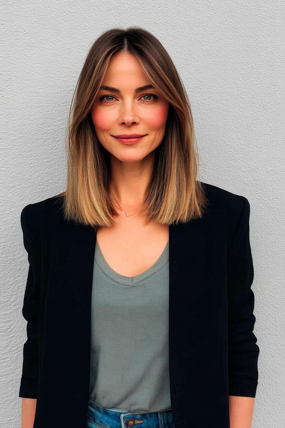 Stufiger Volumen Look