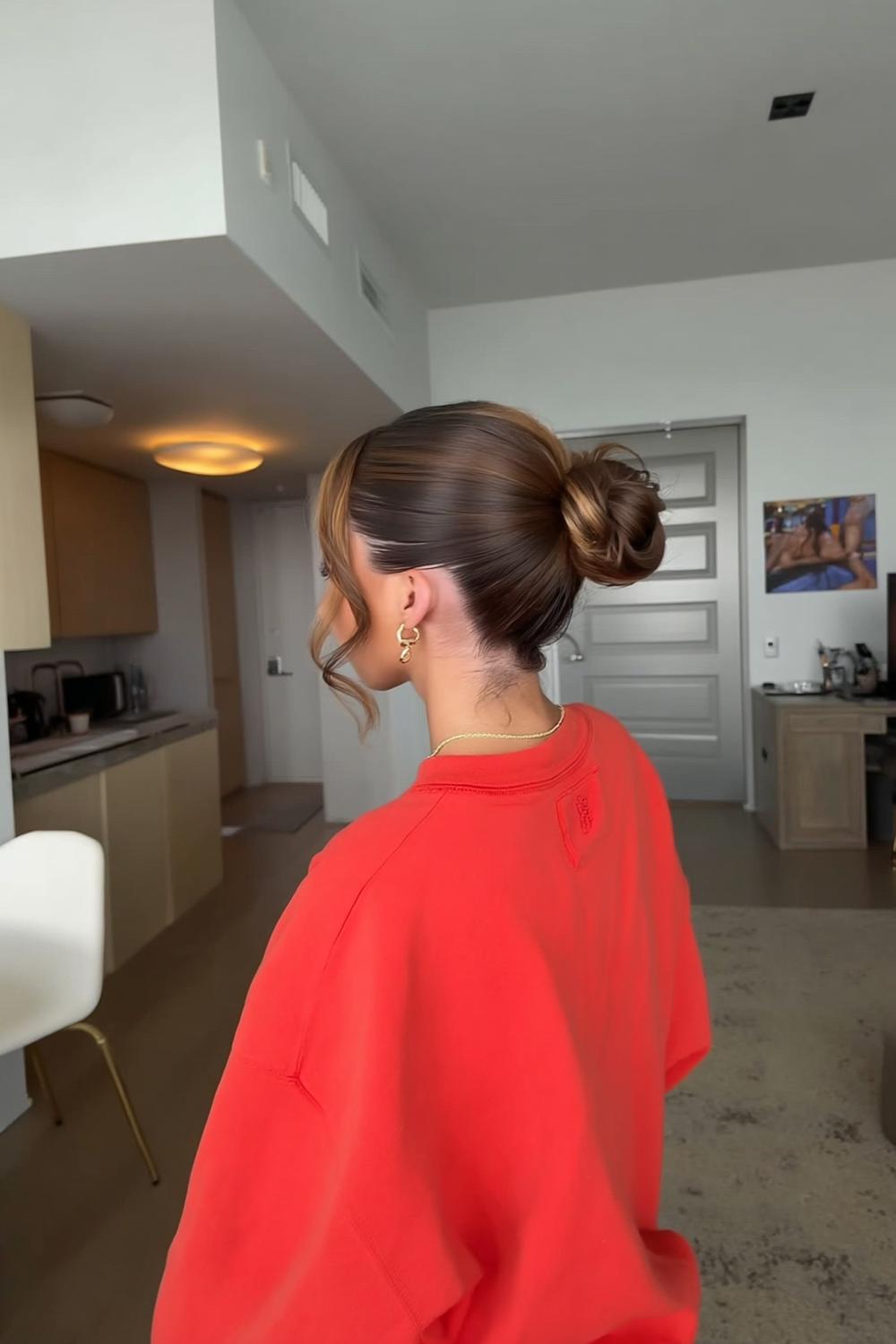 Romantischer Flechtdutt