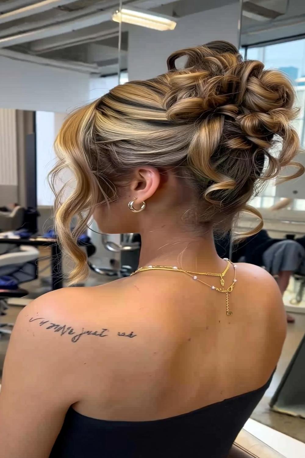 Geflochtene Wasserfallzöpfe