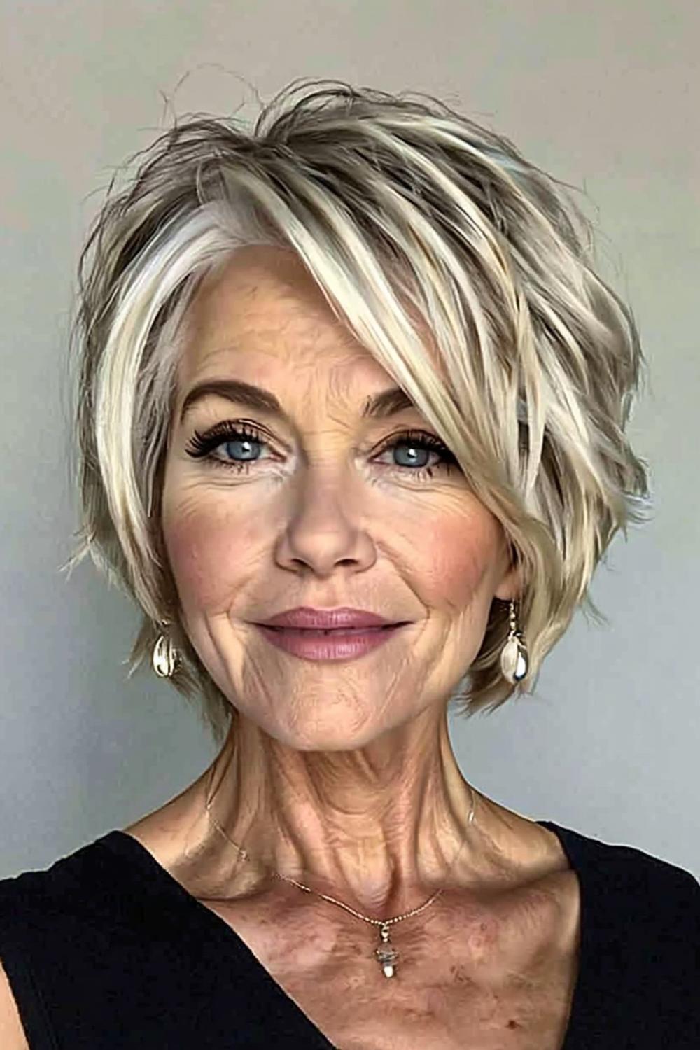 Eleganter Silber Bob