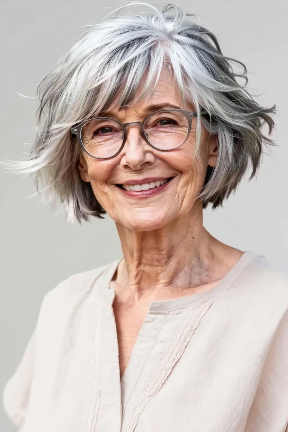 Lockiger Bob mit Volumen