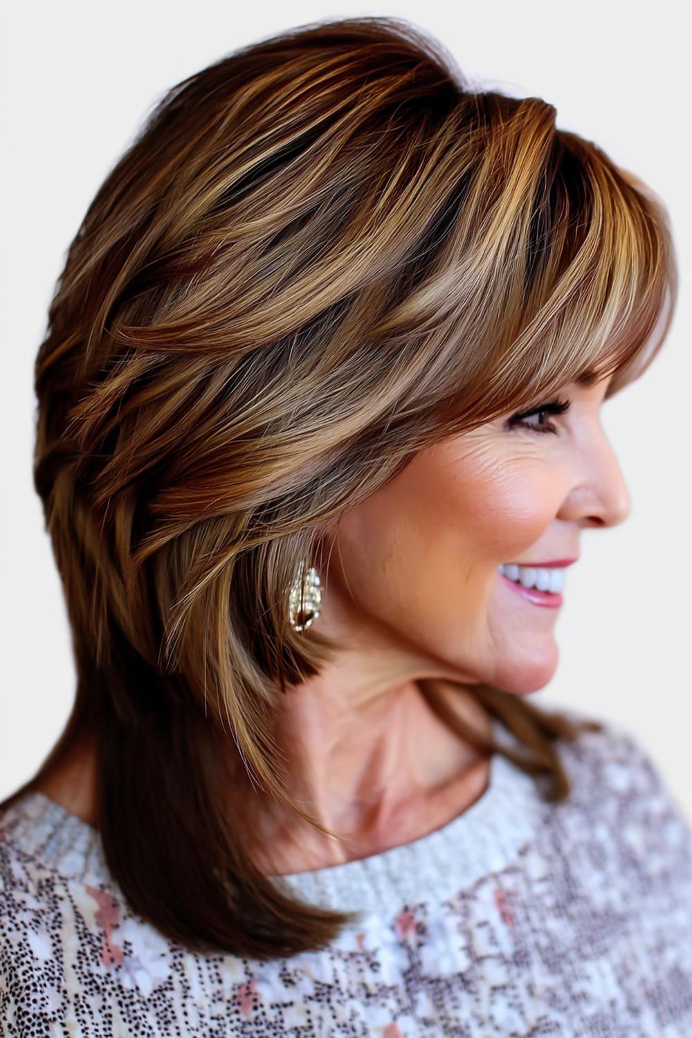 Pony mit Braunen Highlights