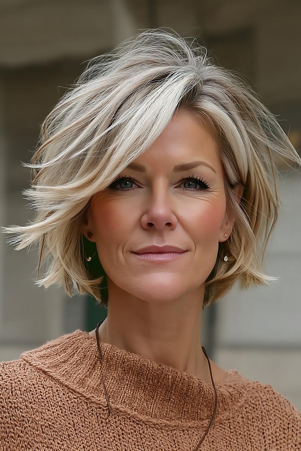 Eleganter Undercut-Bob