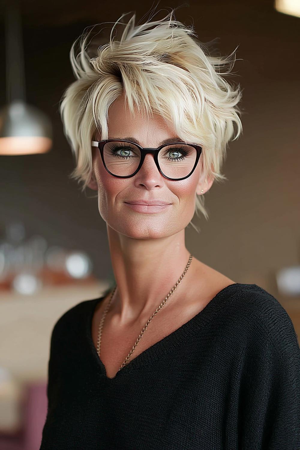 Geschichteter Langer Bob