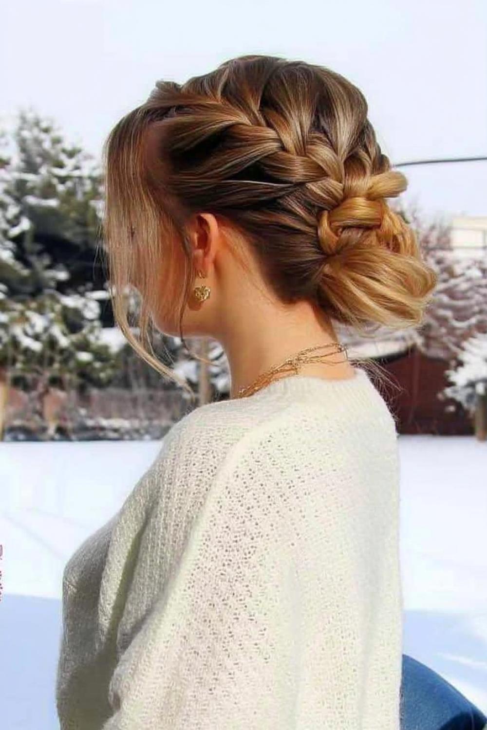 Perlenhaarband mit Locken