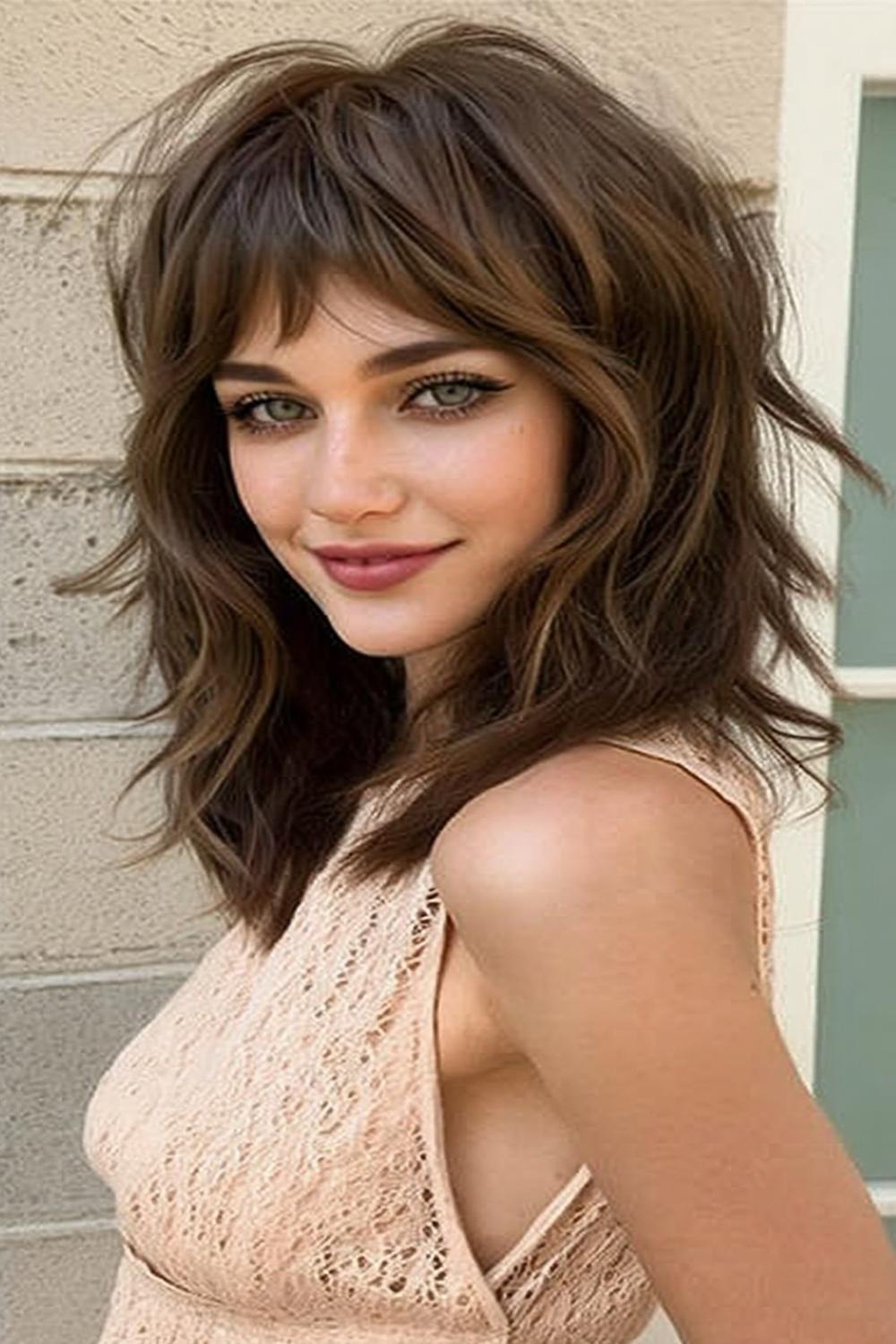 Shag für kräftiges Haar