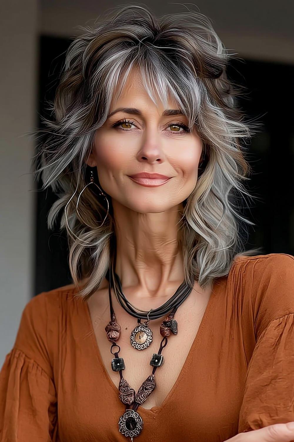 Stufen mit Pony-Akzent