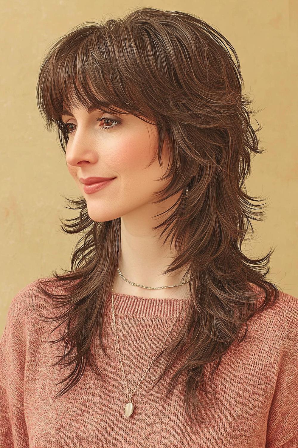 Blonde Schulterlänge