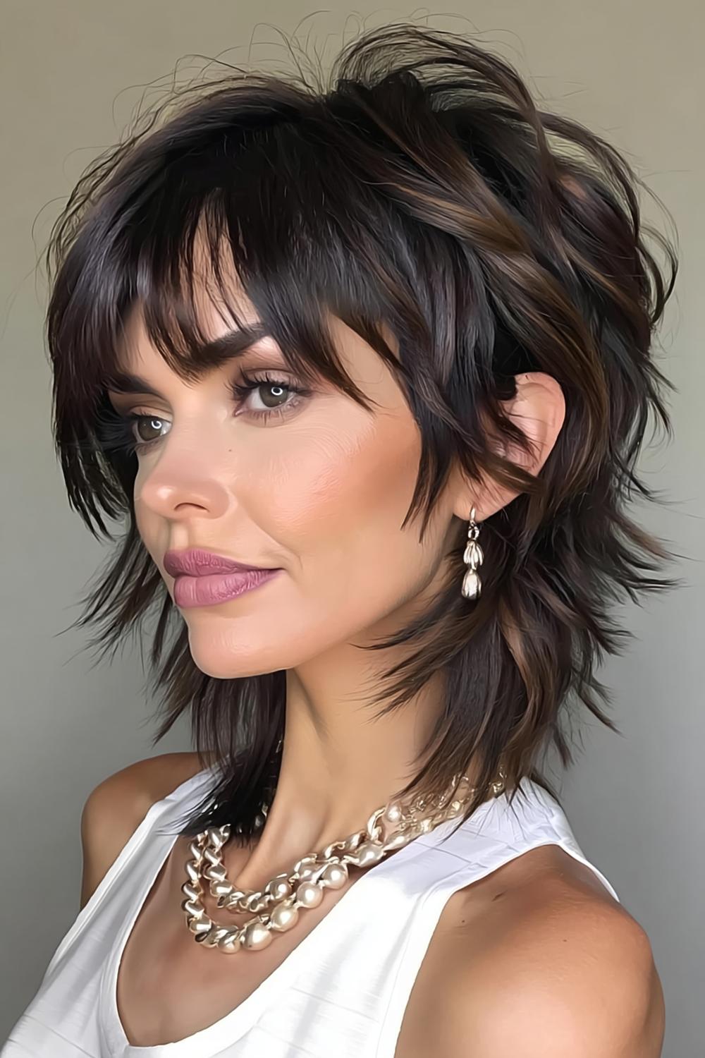 Texturierter Shag mit Pony