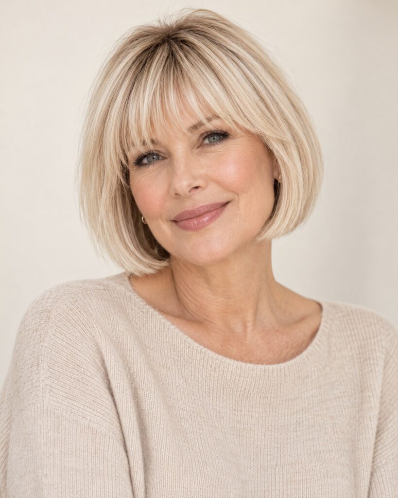 8 Blonder Bob Mit Pony – Moderne Schnitte, Die Wirklich