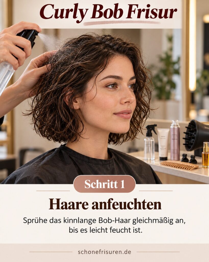 Curly Bob Frisur – Schritt Für Schritt Zu Definierten