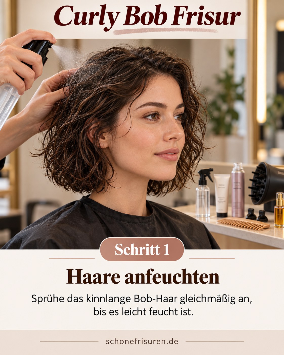 Curly Bob Frisur – Schritt Für Schritt Zu Definierten